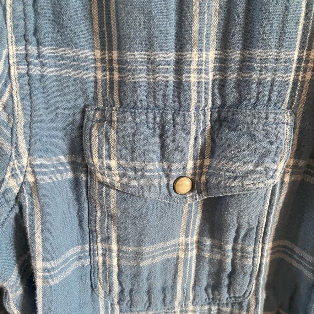 Lucky Brand Flannel Button Down Shirt - Picture 6 of 8